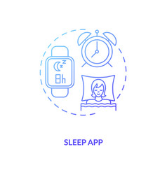 Sleep App Concept Icon