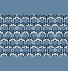 Faceted Hexagons Pattern