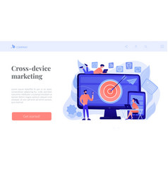 Multi Device Targeting Concept Landing Page