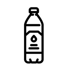 Product Water Plastic Bottle Line Icon