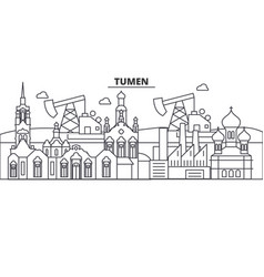 Russia Tumen Architecture Line Skyline