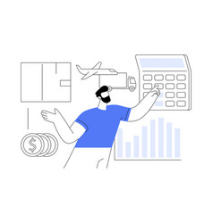 Supply Chain Analytics Abstract Concept