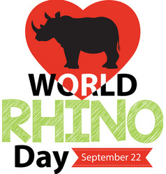 World Rhino Day September 22