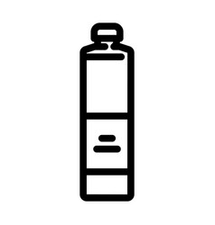 Drink Water Plastic Bottle Line Icon