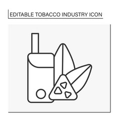 Electronic Cigarette Line Icon