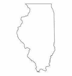 Illinois Map Outline