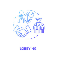 Lobbying Concept Icon