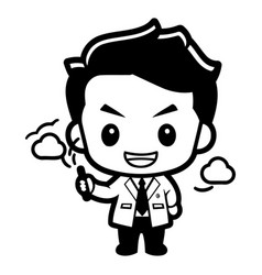 Scientist Character - Doctor Cartoon