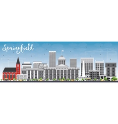 Springfield Skyline With Gray Buildings