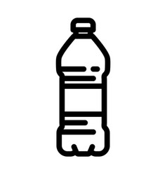 Container Water Plastic Bottle Line Icon