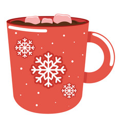 Hot Cocoa Cup With Snowflake