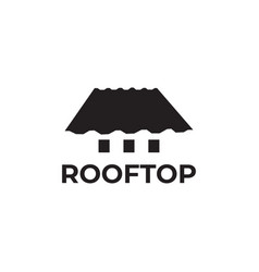 Rooftop Building Home Logo Design