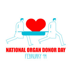 National Organ Donor Day Doctors Carry Heart