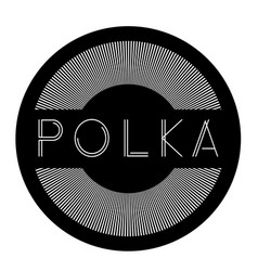 Polka Label On White