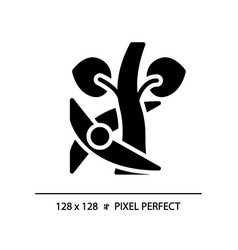 Pruning Black Glyph Icon