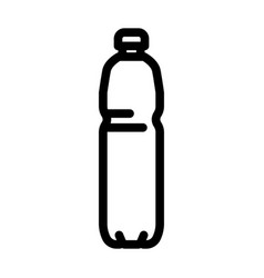 Recycle Water Plastic Bottle Line Icon