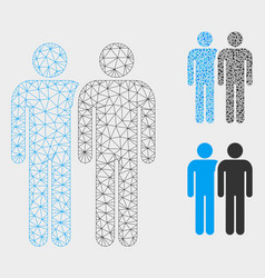 Gay Couple Mesh Network Model And Triangle