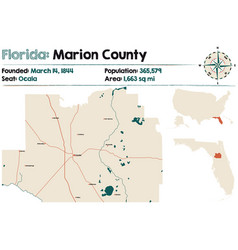 Map Marion County In Florida