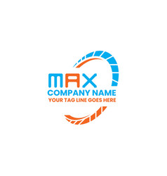 Max Letter Logo Creative Design With Graphic