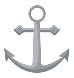 Ship Anchor On A White Background