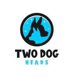 Two Dog Heads Logo