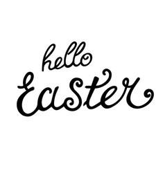 Handwriting Lettering By Easter Day Background