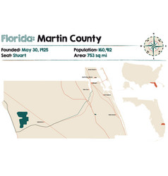 Map Martin County In Florida