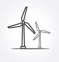 Simple Wind Turbines Icon