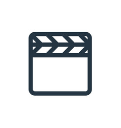 Clapperboard Icon Editable Stroke