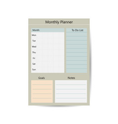 Habit Tracker Monthly Planner Monthly Planner