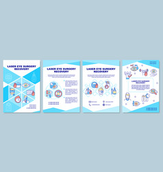 Laser Eye Surgery Recovery Brochure Template