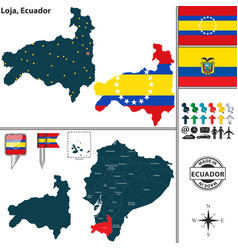 Map Of Loja Ecuador