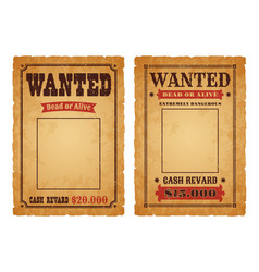 Western Robber Wanted Dead Or Alive Retro Banner