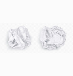 Crumple Paper Ball White 3d Crinkle Trash