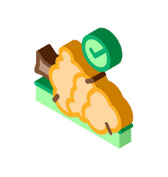 Felled Tree Isometric Icon