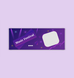 Music Facebook Cover Banner Template