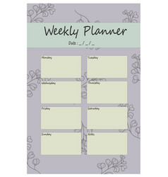 Weekly Journal Planner