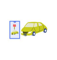 Automobile Vehicle And Mobille App With Auto