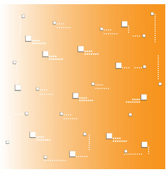 Wall Pattern Perforated Square With Orange Floor