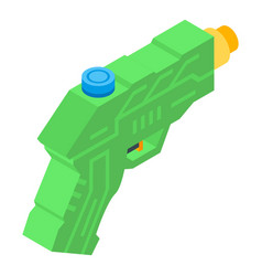 Water Blaster Icon Isometric Style