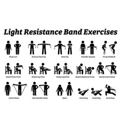 Light Resistance Band Exercises And Stretch