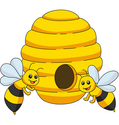 Bees Cartoon Colored Clipart