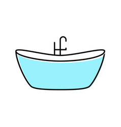 Bath Bathroom Interior Color Icon