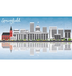 Springfield Skyline With Gray Buildings