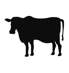 Cow Silhouette Farm Animal