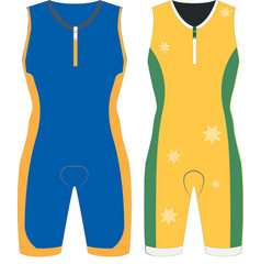 Skin Suit Templates Mock Up