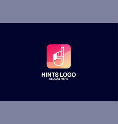 Out Finger Template Logo Design