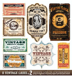 Vintage Labels Collection Royalty Free Vector Image