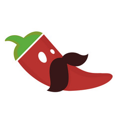 Jalapeno With Mustache Logo