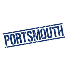 Portsmouth Blue Square Stamp